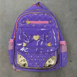 Girls Coolbaby Purple and Pink Princess‎ School Backpack